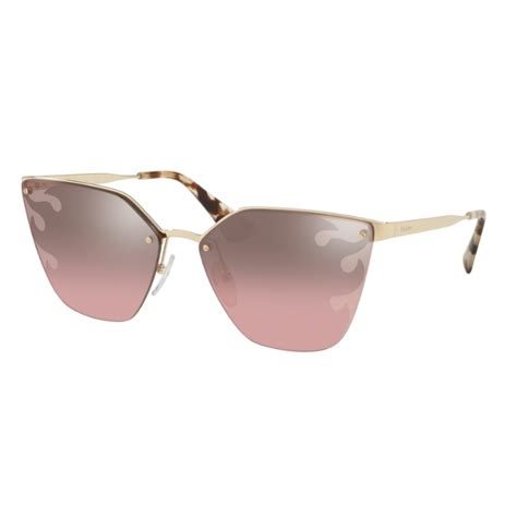 prada women's 0pr 68ts|Prada PR 68TS ZVN436 Gold Metal Cat.